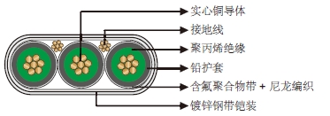 250℉/121℃ EPDM绝缘NBR护套扁平潜油泵电缆